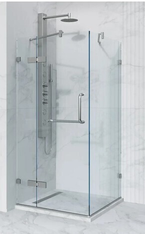 ShowerKitchenCO Monteray Frameless Square Shower Enclosure New in Box $899