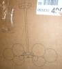 George Oliver Modern Ceiling Light Sputnik Semi Flush Mount Ceiling Light Fixture Chandelier with Milk White Glass lampshade for Bedroom Living Room Dining Room Foyer Hallway $199 - 2