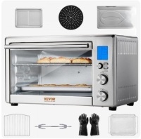 VEVOR 13-IN-1 Air Fryer Toaster Oven, 28L/29.6Qt Convection Oven, 1800W 2-Tier Toaster Ovens Countertop Combo with Wire Racks, Pizza Pan, Gloves, Home and Commercial Use New in Box $399