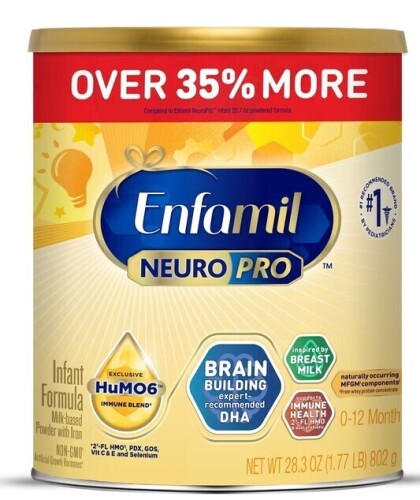 Enfamil NeuroPro Powder Infant Formula - 28.3oz / Enfamil Milk-Based Powder Infant Formula - 12.5 oz New Assorted Best by 12/2027