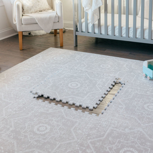 Little Landings Baby Play Mat For Floor - Layla (6x8ft) - Premium EVA Foam Play Mat For Babies & Toddlers (Ages 0-5+) - Non-Toxic Playmat For Tummy Time, Crawling & Playroom - Stylish & Comfortable New In Box $299