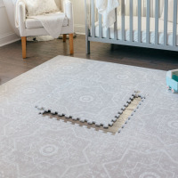 Little Landings Baby Play Mat For Floor - Layla (6x8ft) - Premium EVA Foam Play Mat For Babies & Toddlers (Ages 0-5+) - Non-Toxic Playmat For Tummy Time, Crawling & Playroom - Stylish & Comfortable New In Box $299