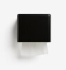 FOX FOLD MATTE BLACK REFILLABLE TOILET PAPER DISPENSER New In Box