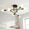 George Oliver Coblitz 6 - Light Dimmable Sputnik Spider Chandelier New In Box $199