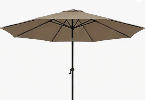Arlmont & Co. 10 ft. Market Patio Umbrella with Push Button Tilt New In Box $299