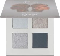 Juvia's Place Rebel Gray Eyeshadow Palette, 4 Shades of Grey, Cool Tones, Cruelty Free, Vegan New In Box