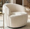 George Oliver 28.5" Wide Modern Chenille Swivel Barrel Accent Chair New in box $699