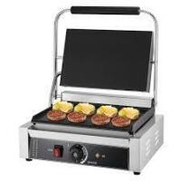 VEVOR Commercial Panini Grill, 1800W Electric Sandwich Panini Maker, Stainless Steel Sandwich Press Grill, Panini Grill with Temp Control & 9"x9" Flat Enamel Plate, for Hamburger Steak Bacon New in Box Factory sealed $299