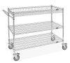 ULINE Wire Basket Cart - 48 x 24 x 40" New In Box $299