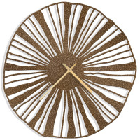 SIGNLEADER 36" Round Metal Wall Clock New Shelf Pull $299