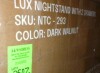 NTC Lux Nightstand with 2 Drawers, Featuring Adaptable Design, 150 lbs Load Capacity, Water-Resistant, Elevate Your Space, Easy Assembly in Dark Walnut New in Box $399 - 2