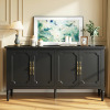 Heynemo Console Cabinet, 59'' Mid Century Modern Pantry Cabinet, New in Box $499