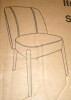 Pop Maison London Upholstered Solid Wood Full Back Dining Chair, Beige, in Box $499 - 2