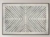 SIGNLEADER Modern Geometric Pattern Black and White Line Design Extra Large Framed Wall Art Print Decor (Frame Assembly Required), 36" H x 60" W New In Box $299