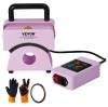 VEVOR Hat Press Machine, Mini Hat Heat Press for Caps with Integrated Control Panel, Cap Heat Press Machine with 5.9x3.15 inch Curved Heating Plate, Safety Base, and Glove, Automatic Shut-Off, Purple New In Box $99