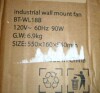 VEVOR Wall Mount Fan, 18 Inch, 3-speed High Velocity Max. 4150 CFM, Waterproof Industrial Wall Fan, Commercial or Residential for Warehouse, Greenhouse, Workshop, Patio, Black, ETL Listed New In Box $199 - 2