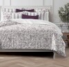 6ix Tailors Fine Linens 3-Piece Queen Tinsley Plum Cotton Comforter Set New In Box $299