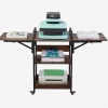 VEVOR Heat Press Table with Charging Station, 3 Tier Movable Heat Press Stand, Foldable Heat Transfer Machine Stand with Wheels, Rolling Metal Workbench for Sublimation Transfer Machine, New in Box $299