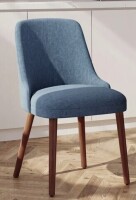 Latitude Run High Back Dining Chair with Ergonomic Curved Back, Padded Seat & Solid Wood Leg New in Box $399