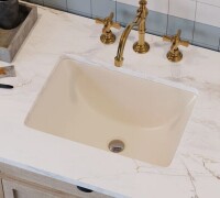 DeerValley Ursa Undermount Bathroom Sink 18" X 13" Rectangular Vitreous China with Overflow DV-1U306BN New in Box $399