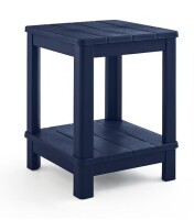 Keter Deluxe Square Outdoor End Table 15.8-in W x 15.9-in L New In Box $99