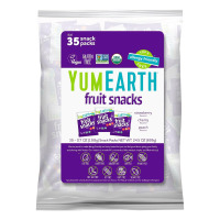 YumEarth Organic Assorted Flavor Fruit Snacks, 0.7 oz (Pack of 35) New Best by 5/2028