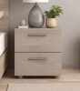 TVILUM Austin Brown 2-Drawer 15.75 in. W Nightstand New In Box $199