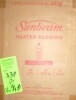Sunbeam Electric Royal Luxe Microplush Heated Blanket, 12 Heat Settings, 12-Hour Auto Shut-Off, Fast Heating, Warm & Cozy, Machine Washable, Cabernet Color, Twin (84" x 62") New In Box $99 - 2