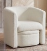Wade Logan Braedin Upholstered Accent Chair & Storable Ottoman, No Assembly Required New in Box $699 - 2