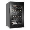 Hooure 17 in. Wine Cooler 24-Bottle Freestanding Wine Cooler Fridge with Lock and Temperature Memory, Black New in Box Factory Sealed $699