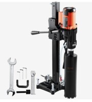 VEVOR Diamond Core Drilling Machine, 8in Wet&Dry Concrete Core Drill Rig with Stand, 750RPM Speed & 1-1/4" 5/8" Thread & Lifting Handle, 8in Drilling Diameter for Concrete Brick Block Stone, 2500W New In Box $399