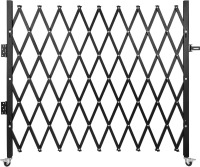 VEVOR Single Folding Security Gate, 7.25 ft H x 7.8 ft W Folding Door Gate, Steel Accordion Security Gate, Flexible Expanding Security Gate, 360&deg; Rolling Barricade Gate, Scissor Gate/Door with Padlock New In Box $299