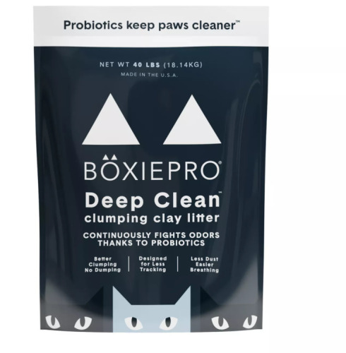 BoxiePro Clumping Clay Cat Litter - Unscented, Low Dust, Low Tracking new $99