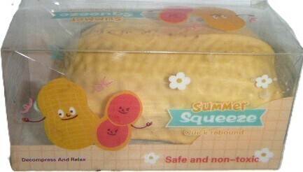 Crunchy Summer Squeeze Peanut Squishy Sensory Toy New In Box