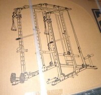 Major Fitness Lutie PLM03 Power Rack Cage (3 Boxes) New in Box Factory Sealed $2499