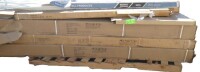 Pallet of pergola accessories and furniture