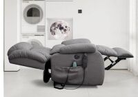 CocoLHome Infinite Position Dual Motor Power Lift Chair Lay-Flat Recliner New $999