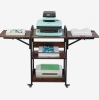 VEVOR Heat Press Table with Charging Station, 3 Tier Movable Heat Press Stand, Foldable Heat Transfer Machine Stand with Wheels, Rolling Metal Workbench for Sublimation Transfer Machine, New in Box $299