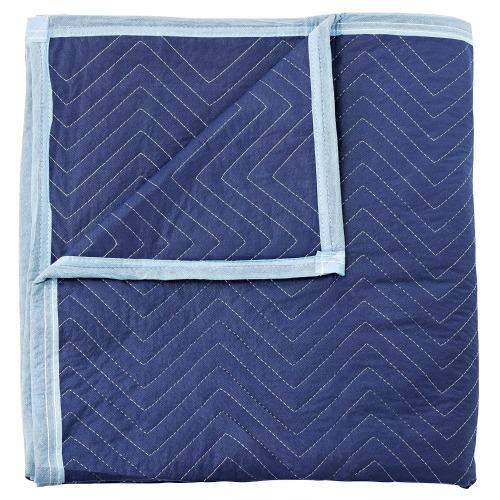 Sure-Max Moving & Packing Blanket - Deluxe Pro - 80" x 72" (40 lb/dz Weight) - Professional Quilted Shipping Furniture Pads Royal Blue $79