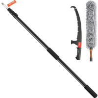 VEVOR Manual Pole Saw, 4.9-20 ft Extendable Tree Pruner, Sharp Steel Blade for High Branches Trimming, with Lightweight Aluminum Alloy Handle and a Chenille Brush, for Pruning Palms and Shrubs New In Box $199