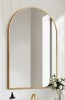Lark Manor&trade; Apte Arched Bathroom Mirror Vanity Wall Mirror, 24" x 36" New In Box $299