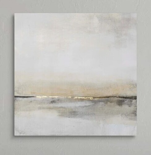 Steelside&trade; "Horizontal Flow I" by Timothy O' Toole Canvas, 36" x 36" New In Box $299