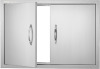 VEVOR BBQ Access Door, 30.5W x 21H Inch Double Outdoor Kitchen, Stainless Steel Flush Mount, Wall Vertical With Handles, for BBQ Island, Grilling Station, Outside Cabinet New In Box $199