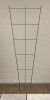 Vigoro 72 in. H Ivy Green Metal Trellis New $79