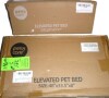 Pettycare Elevated Outdoor Dog Bed, Raised Dog Bed with Steel Framed 48" x 33" x 7" / 28" x 22" Cooling Elevated Pet Cot with Non-Slip Feet, and Waterproof, Washable, Breathable Teslin Mesh New in Box Assorted $79 - 2