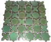 Sunwings 12.2" x 12.2" Star and Cross Glossy Terracotta Floor & Wall Mosaic Tile New In Box $79 - 2
