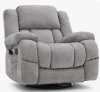 Latitude Run Kinue 41.3" W Swivel Upholstered Recliner with Massage and Heat New in Box $999