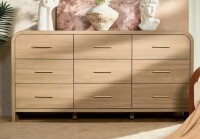 Latitude Run Modern 9-Drawer Dresser - 63" Luxury Storage System (2 Boxes) New in Box $799