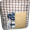 MooMee Gingham 3-Piece Full Size Duvet Cover Set 100% Washed Cotton Linen Like Lightweight New In Box $199 - 2