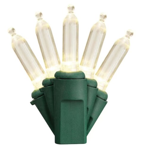 Home Accents Holiday 300 Count Warm White Steady Lit Super-Bright Mini LED Lights New In Box $79